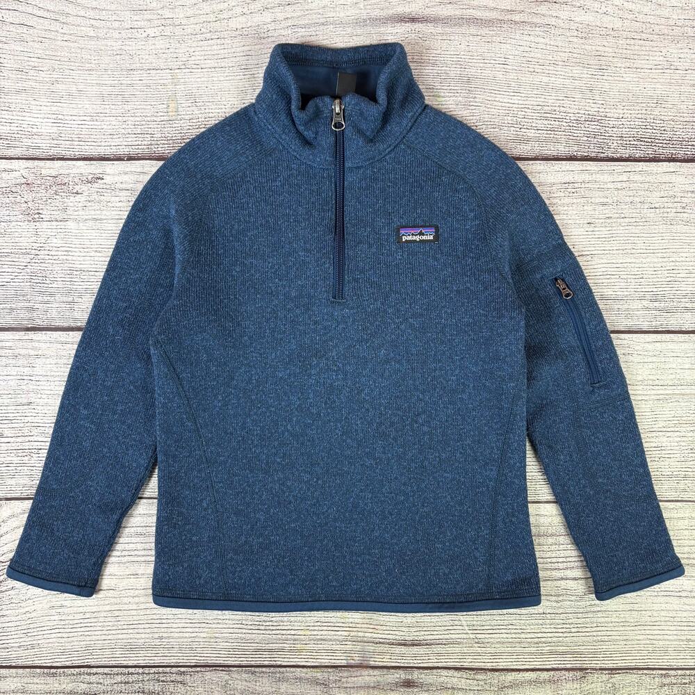 Patagonia Navy Blue Better Sweater Fleece Quarter Zip Pullover